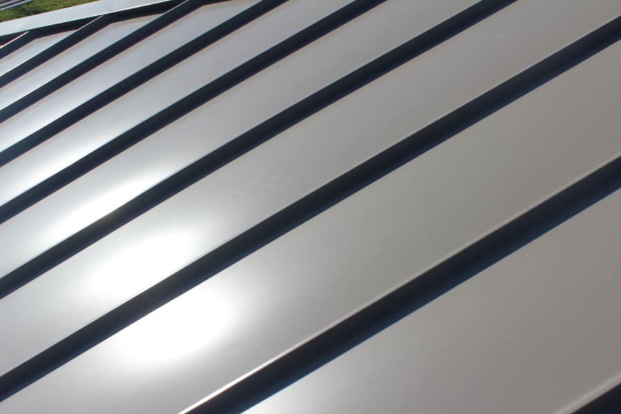 roofing example with 1500 1 ½” Mech Seam